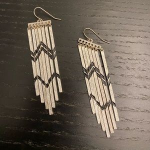 Silver earrings